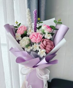 Hoa Hồng Len || Bó Hoa Hồng Bằng Len Handmade 3 Bó hoa hồng bằng len