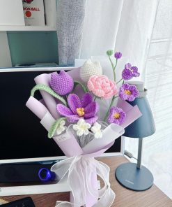 Hoa Linh Lan Len || Bó Linh Lan Bằng Len Handmade 4 Bó hoa lan len rừng