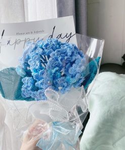 Hoa Cẩm Tú Cầu Len || Bó Cẩm Tú Cầu Bằng Len Handmade 5 Bó hoa cẩm tú cầu bằng len