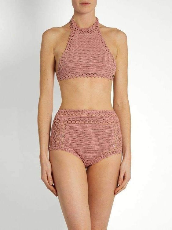Bikini len 2 mảnh lưng cao