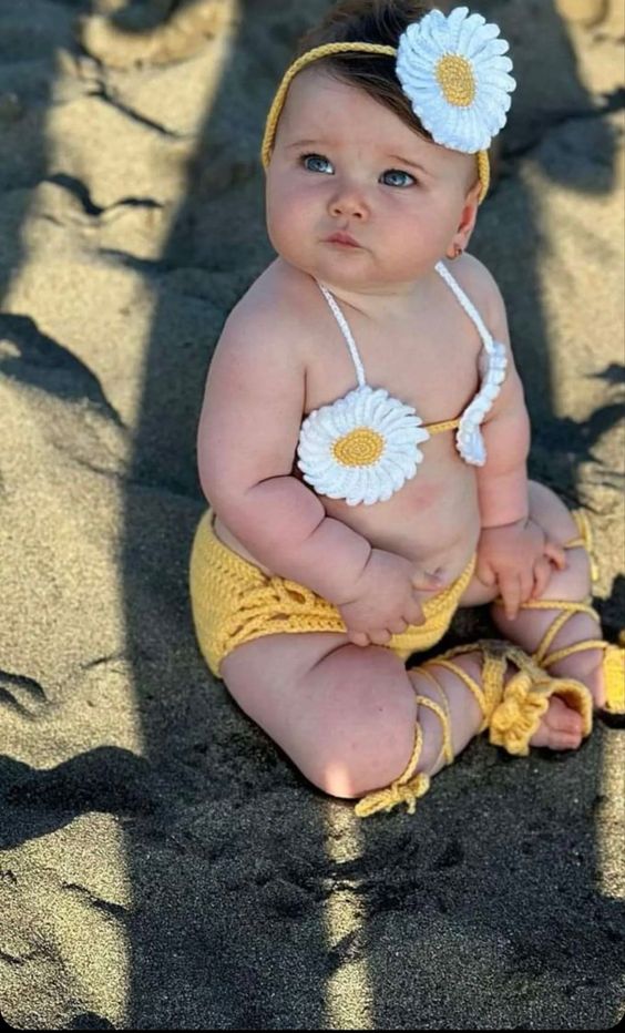 bikini len cho bé gái 2 mảnh năng động