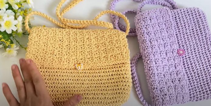 Hướng Dẫn Móc Túi Đeo Chéo Bằng Len Xinh Xắn 8 Hướng dẫn móc túi đeo chéo bằng len