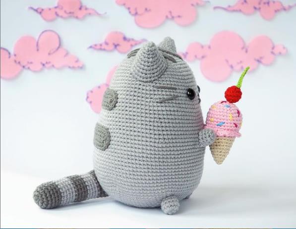 Chart Móc Mèo Pusheen Siêu Cute Chi Tiết 11 Mèo Pusheen Hoàn Thiện