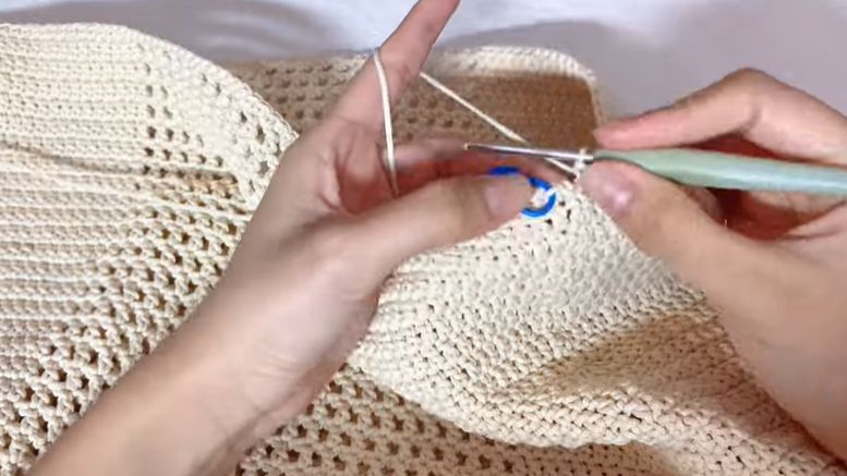Hướng Dẫn Móc Len Túi Tote Handmade Thời Trang Cho Chị Em 8 móc thân túi tote