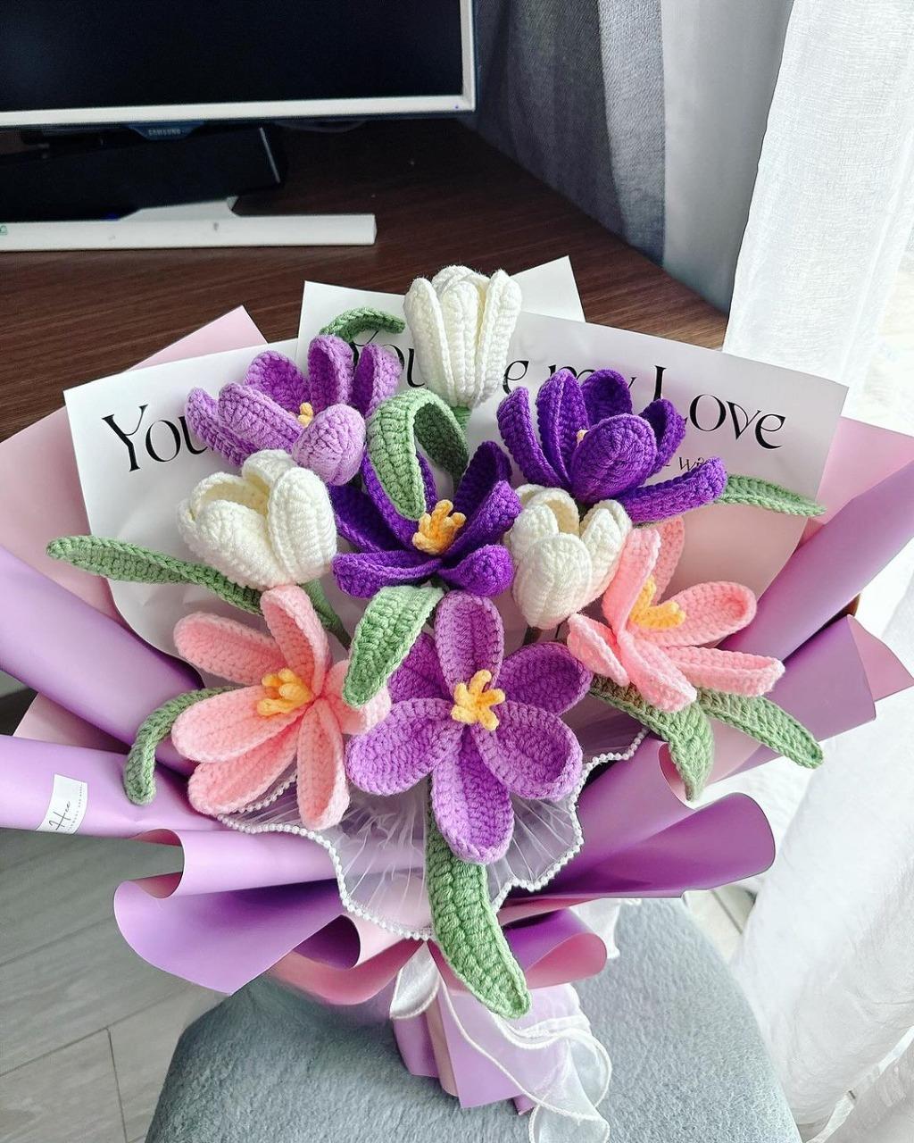 Bó Hoa Tulip Móc Len Phong Cách Ý Nghĩa Bó Hoa Tulip Móc Len Phong Cách Ý Nghĩa
